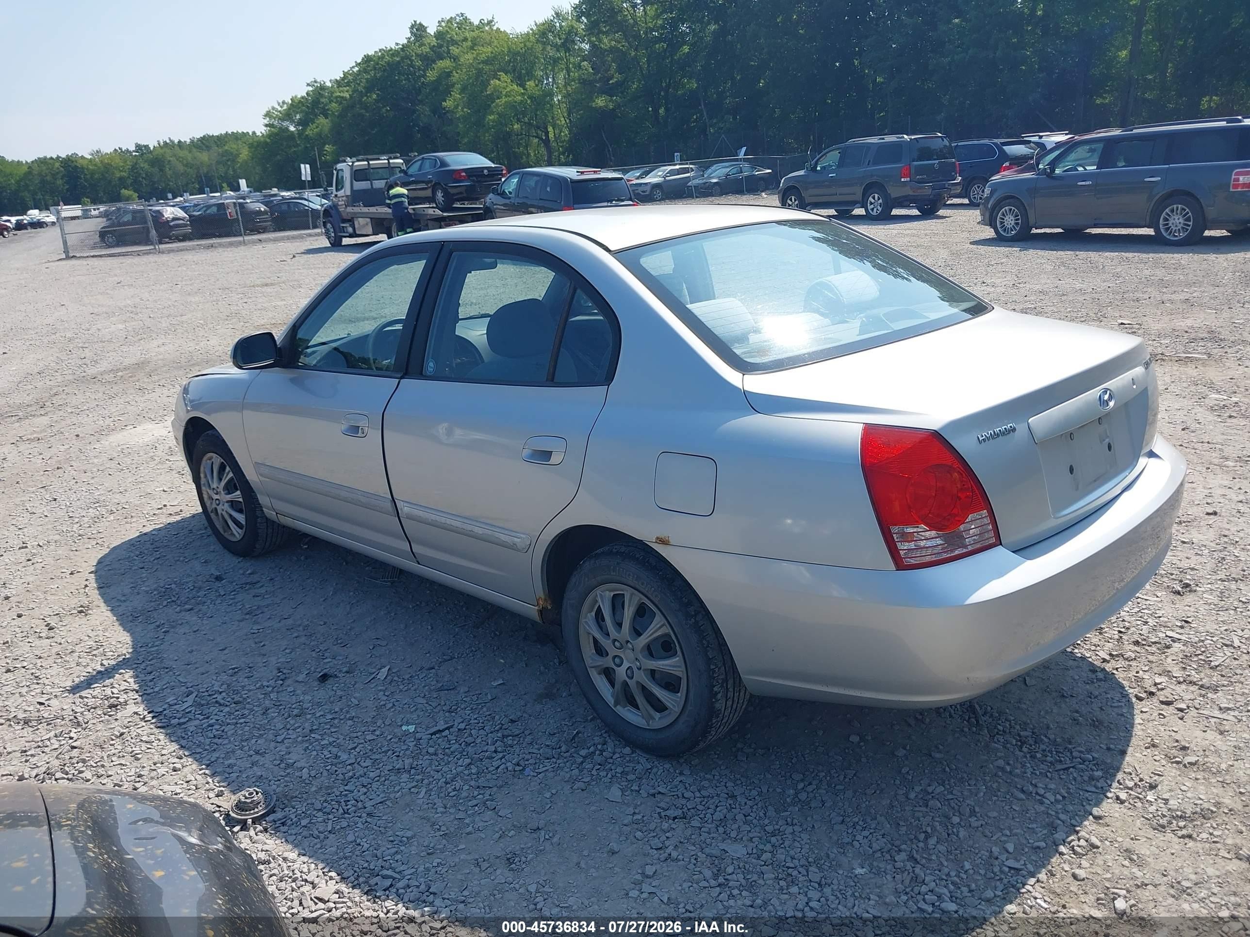 2004 Hyundai Elantra Gls/gt Серебряный vin: KMHDN46DX4U828538