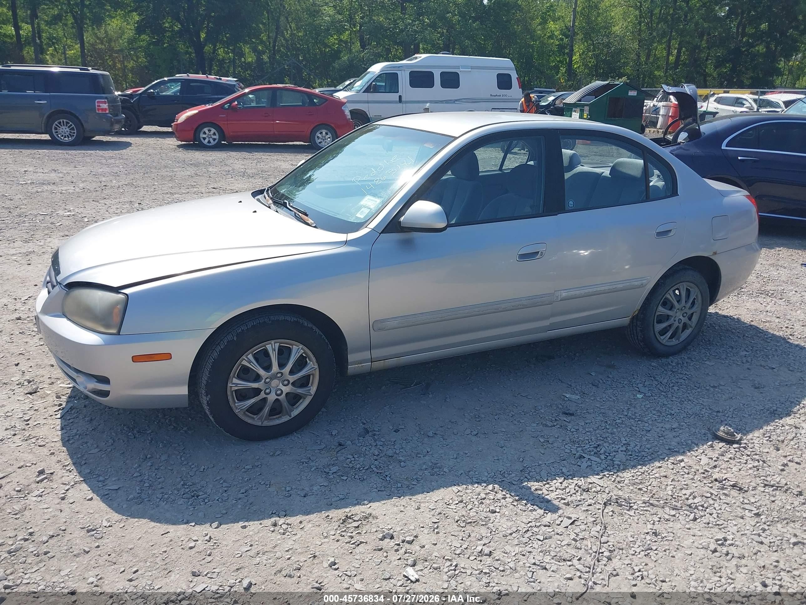 2004 Hyundai Elantra Gls/gt Серебряный vin: KMHDN46DX4U828538