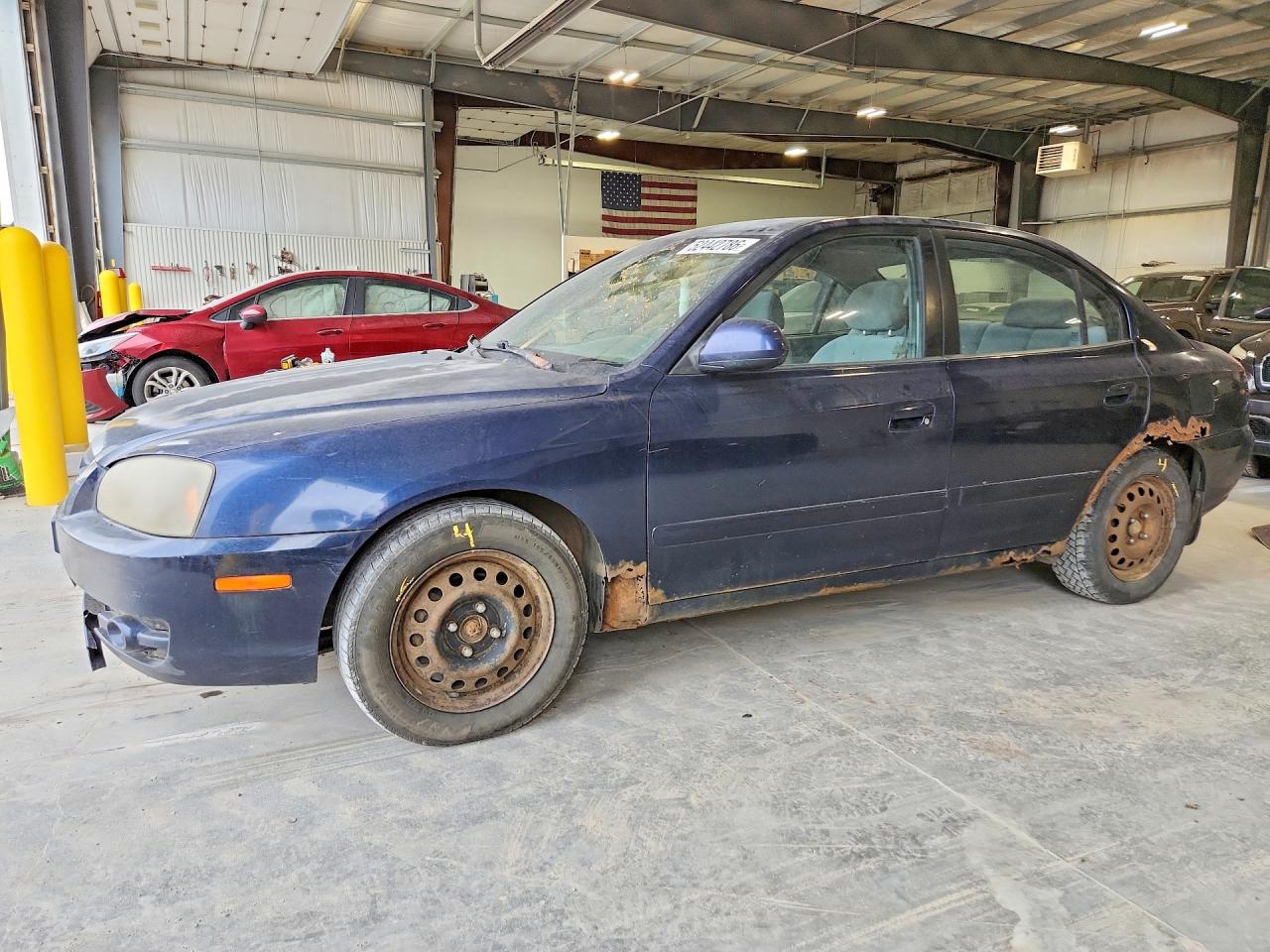 2005 Hyundai Elantra Gls Blue vin: KMHDN46DX5U037878