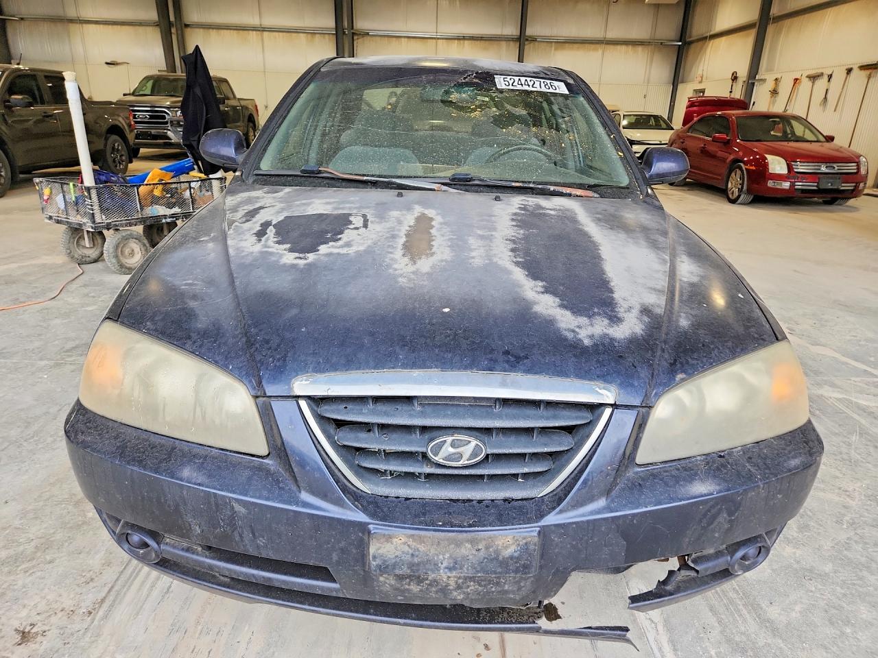 2005 Hyundai Elantra Gls Blue vin: KMHDN46DX5U037878