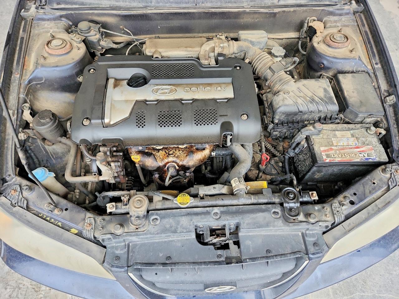 2005 Hyundai Elantra Gls Blue vin: KMHDN46DX5U037878