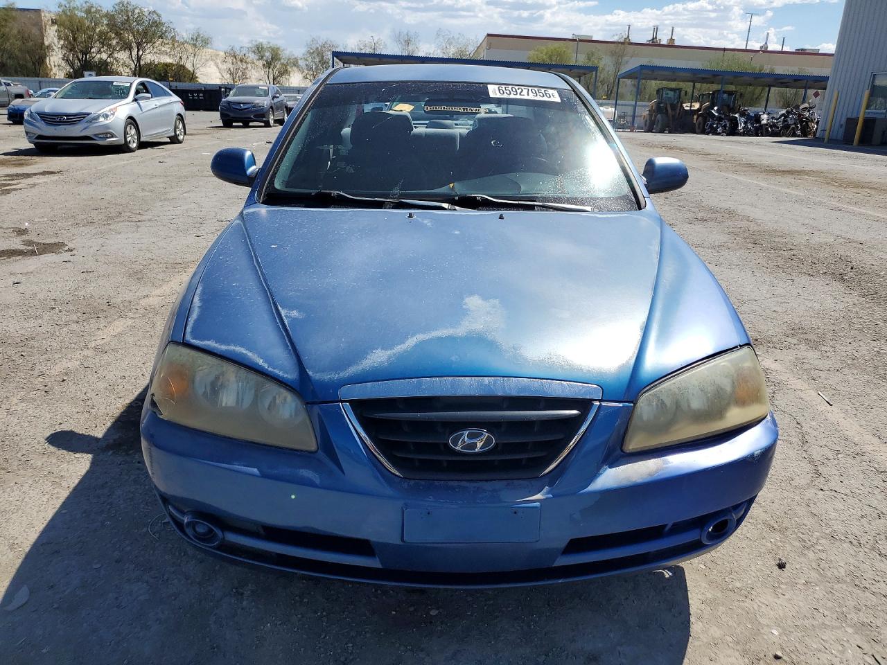2005 Hyundai Elantra Gls Blue vin: KMHDN46DX5U162377