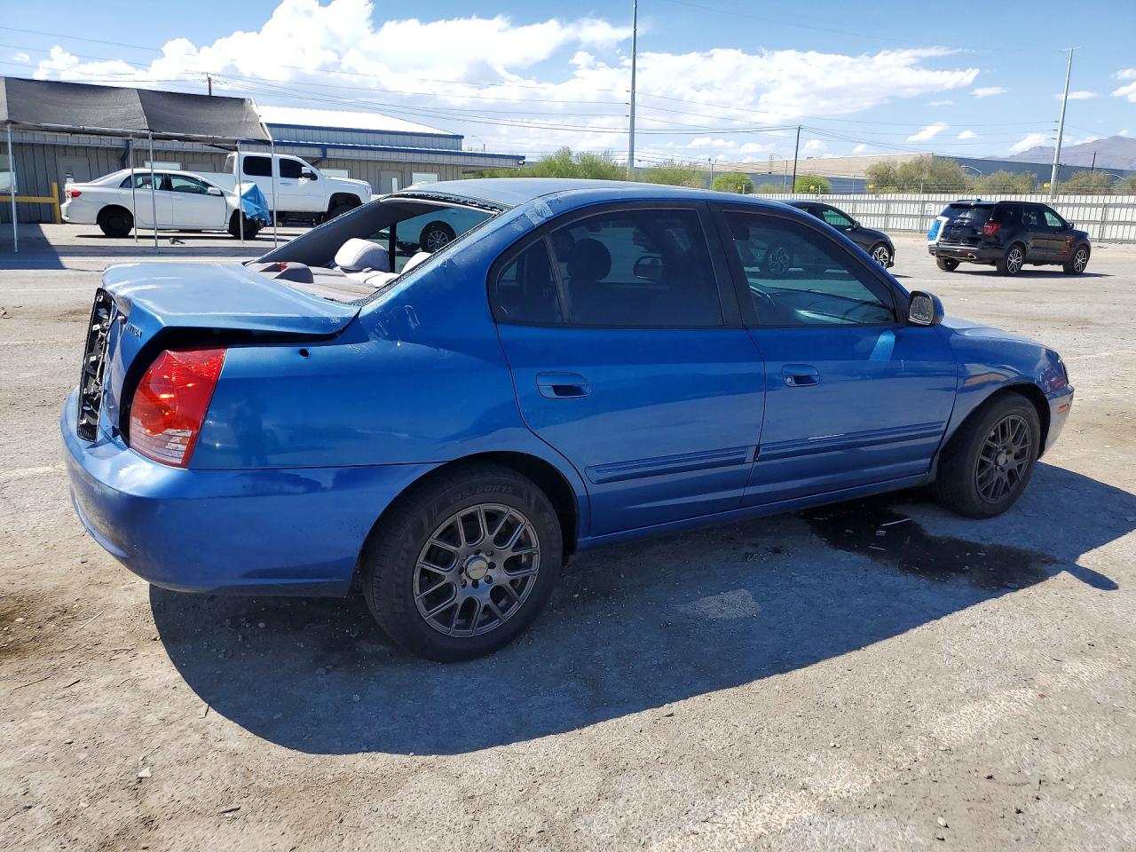 2005 Hyundai Elantra Gls Blue vin: KMHDN46DX5U162377