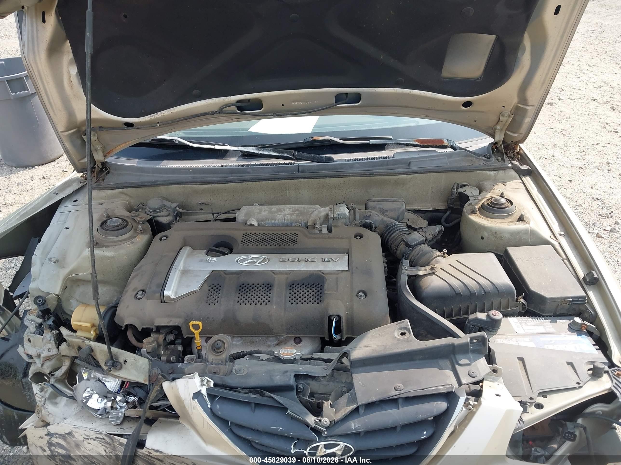 2006 Hyundai Elantra Gls/limited Gold vin: KMHDN46DX6U220005