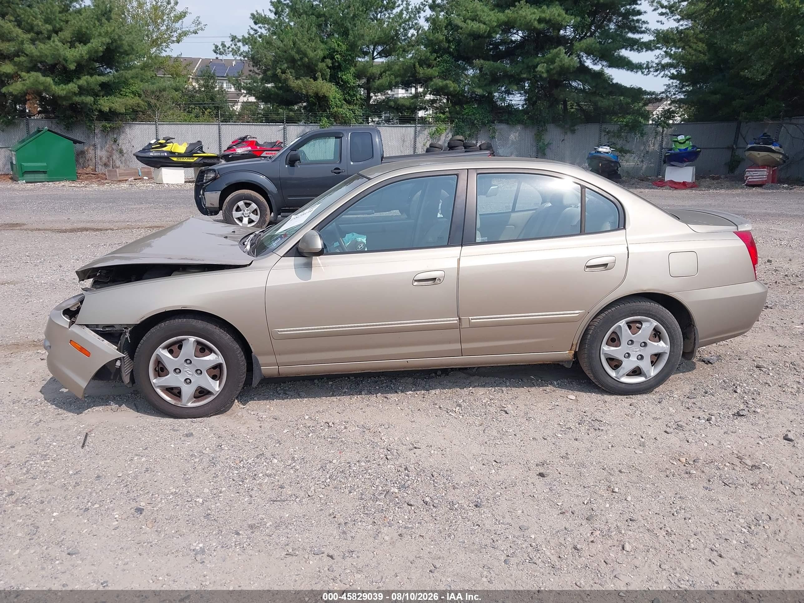 2006 Hyundai Elantra Gls/limited Gold vin: KMHDN46DX6U220005