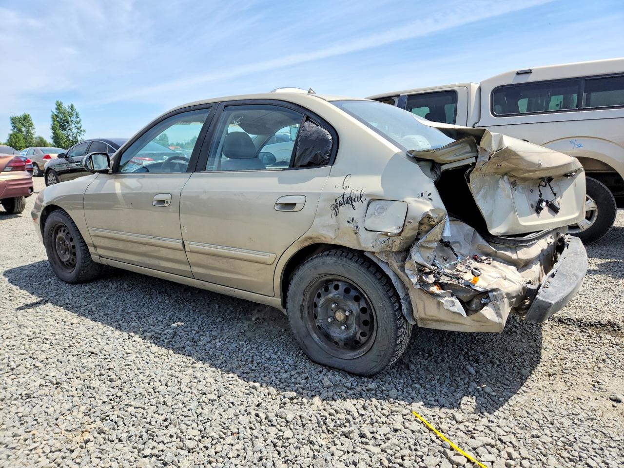 2006 Hyundai Elantra Gls Gold vin: KMHDN46DX6U282231
