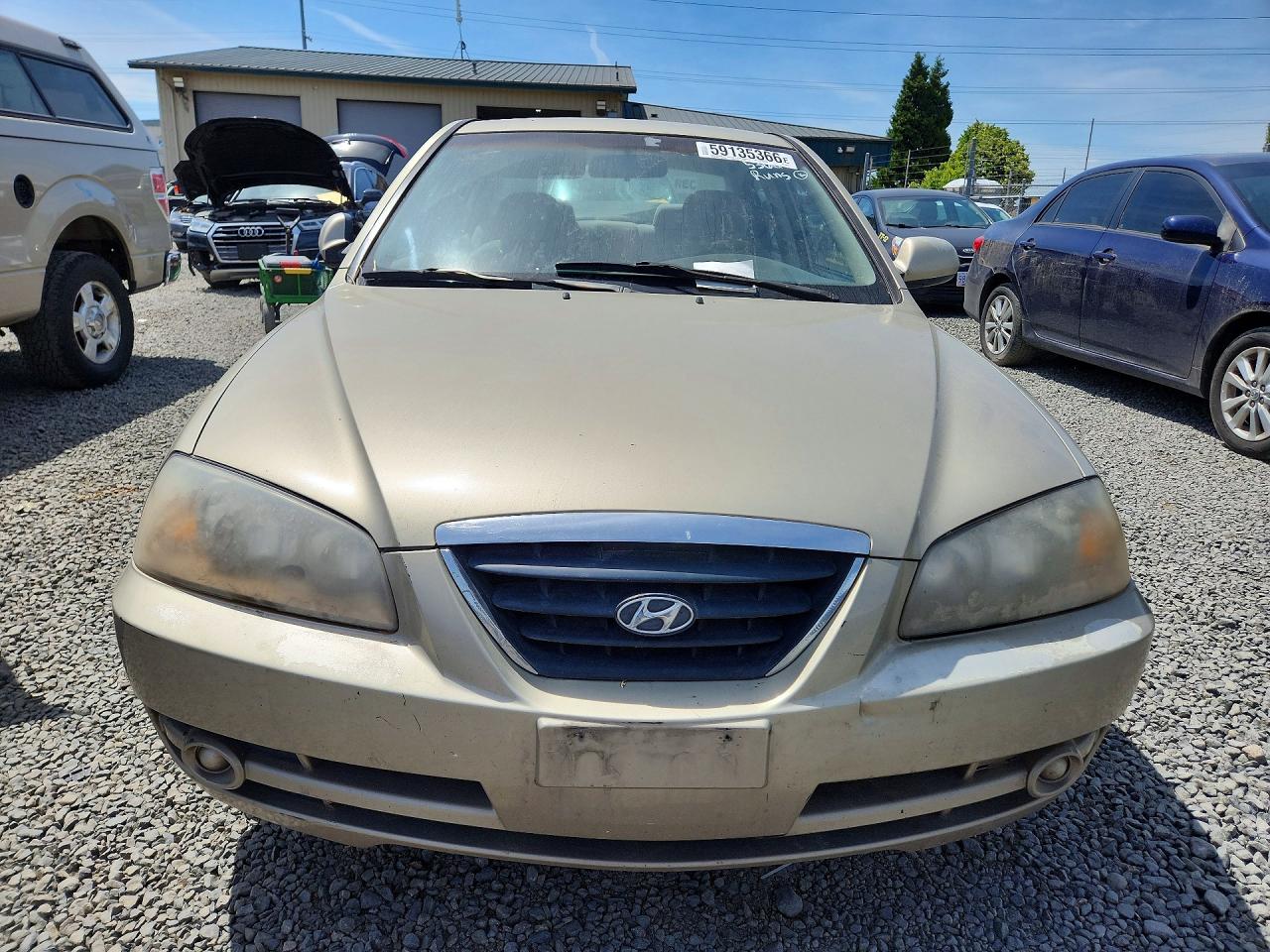 2006 Hyundai Elantra Gls Gold vin: KMHDN46DX6U282231