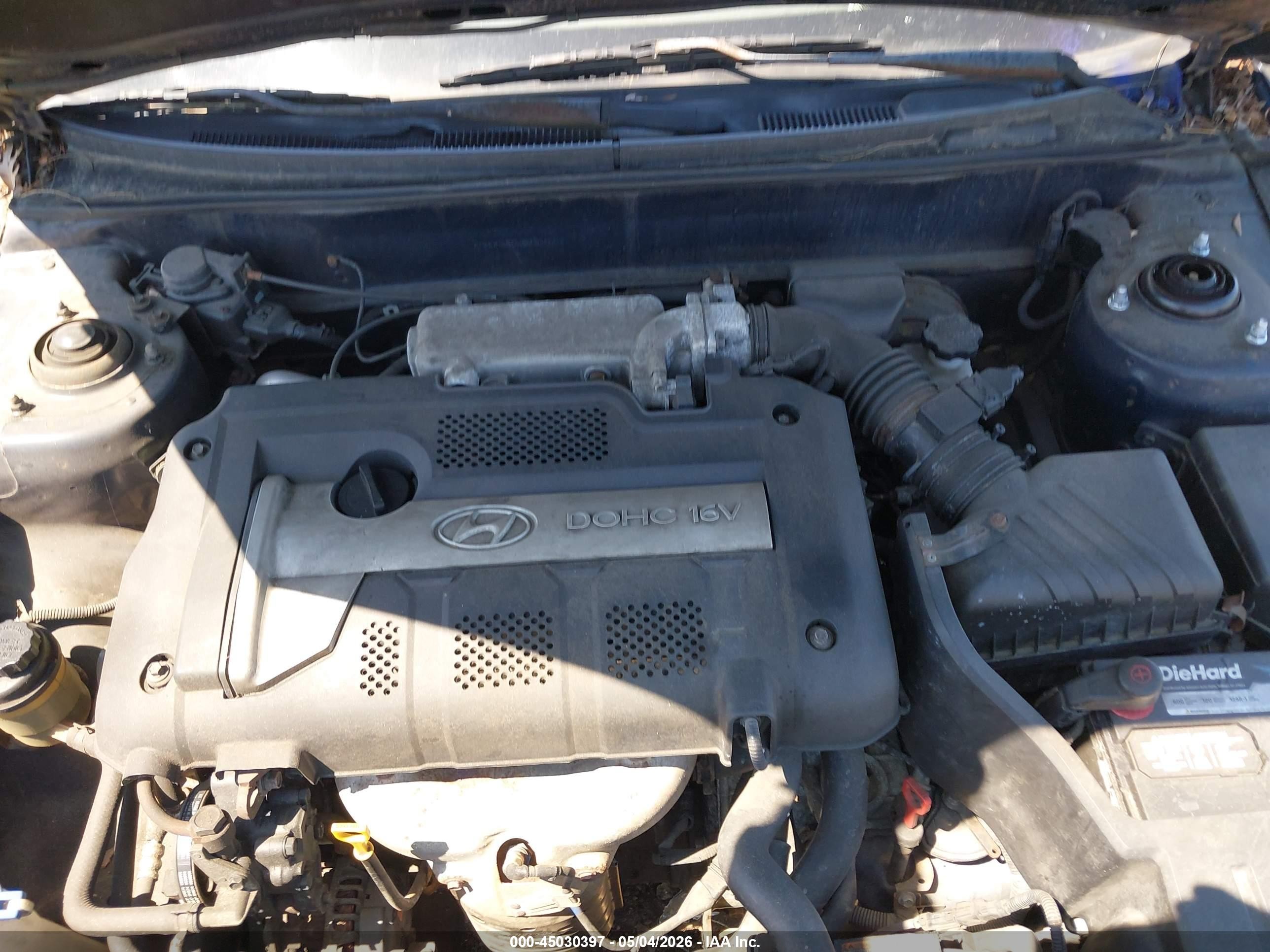 2006 Hyundai Elantra Gls/limited Blue vin: KMHDN46DX6U304602