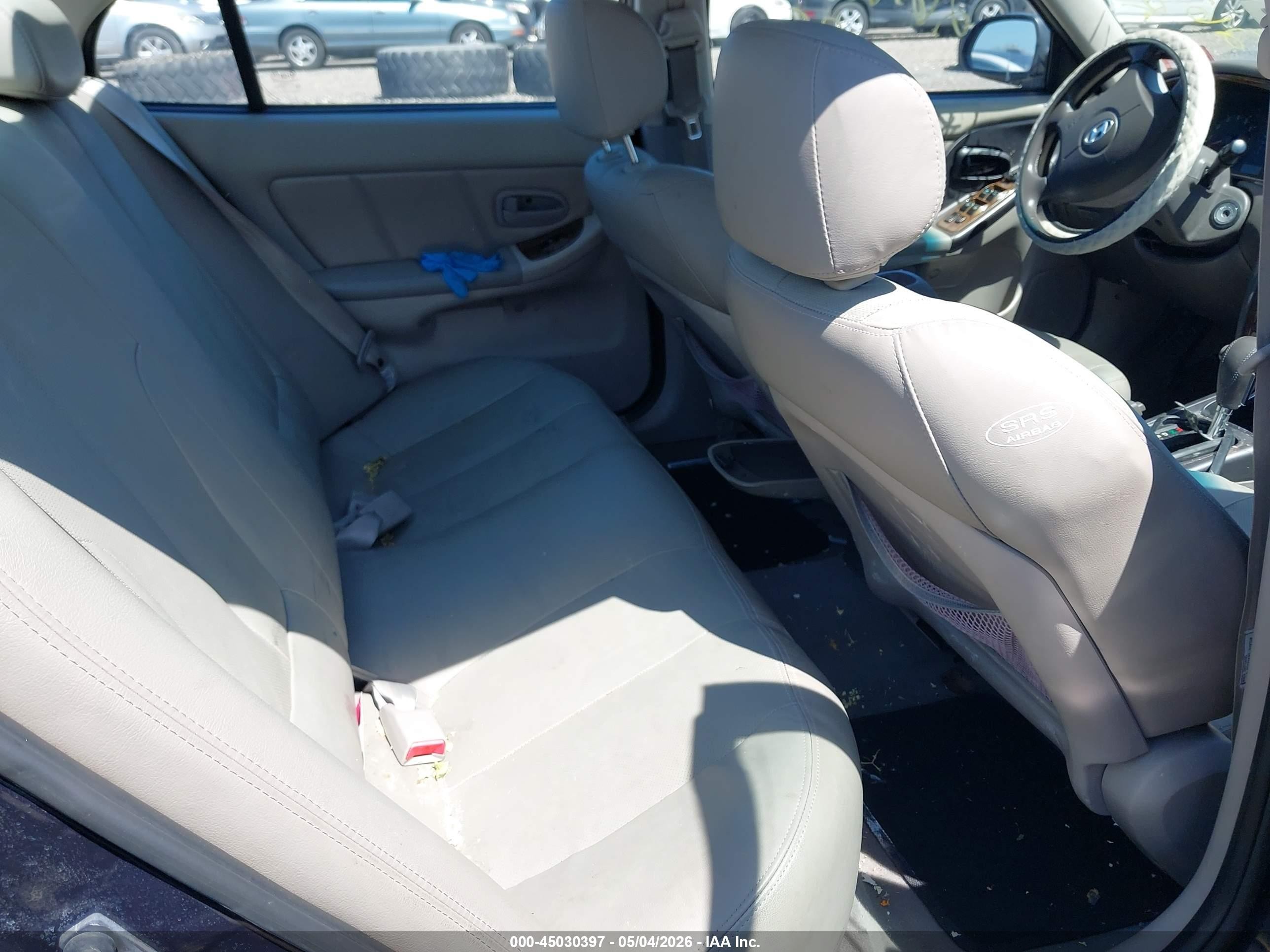 2006 Hyundai Elantra Gls/limited Blue vin: KMHDN46DX6U304602