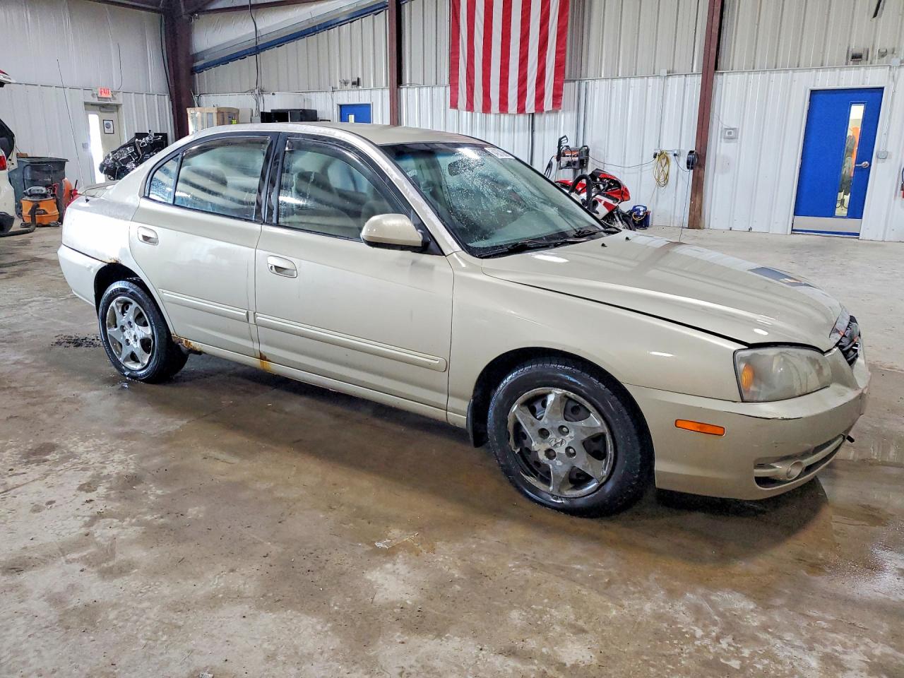 2006 Hyundai Elantra Gls Tan vin: KMHDN46DX6U319004