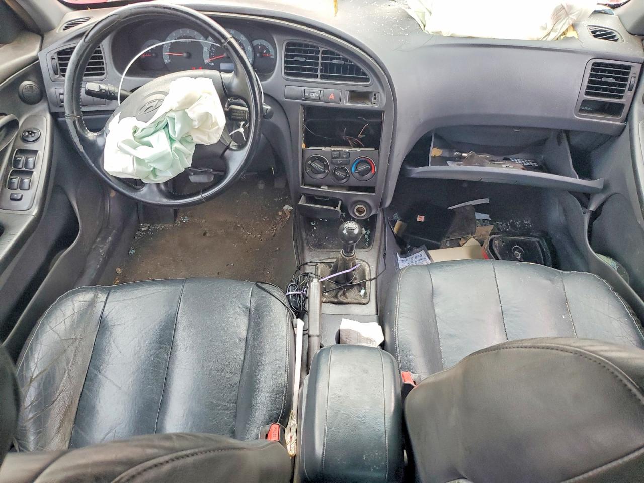 2002 Hyundai Elantra Gt Red vin: KMHDN55D02U070973