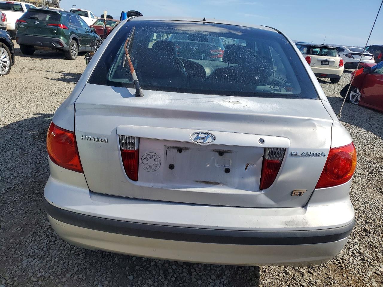 2001 Hyundai Elantra Gl/ve Silver vin: KMHDN55D31U027324
