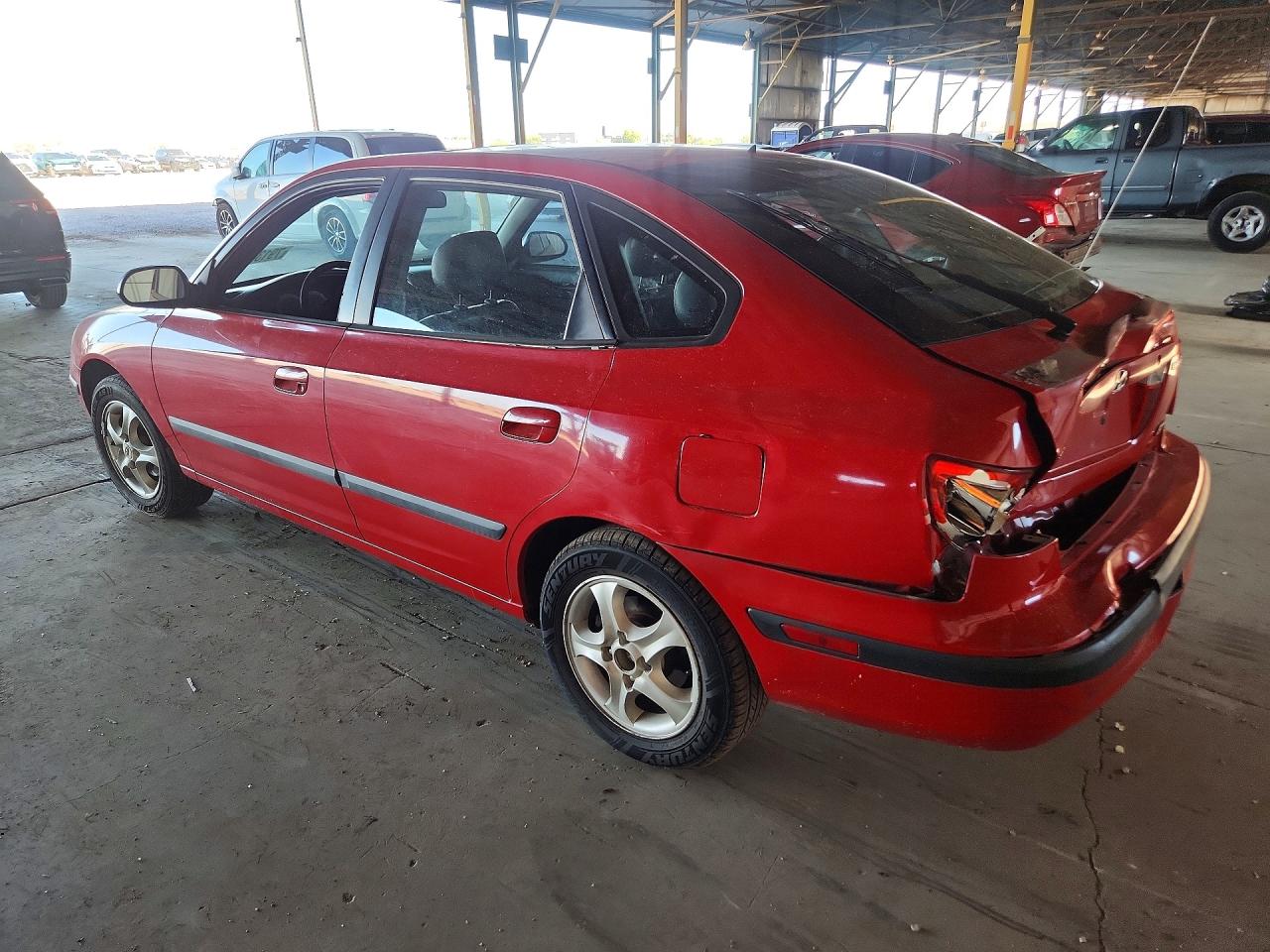 2003 Hyundai Elantra Gt Red vin: KMHDN55D33U085243