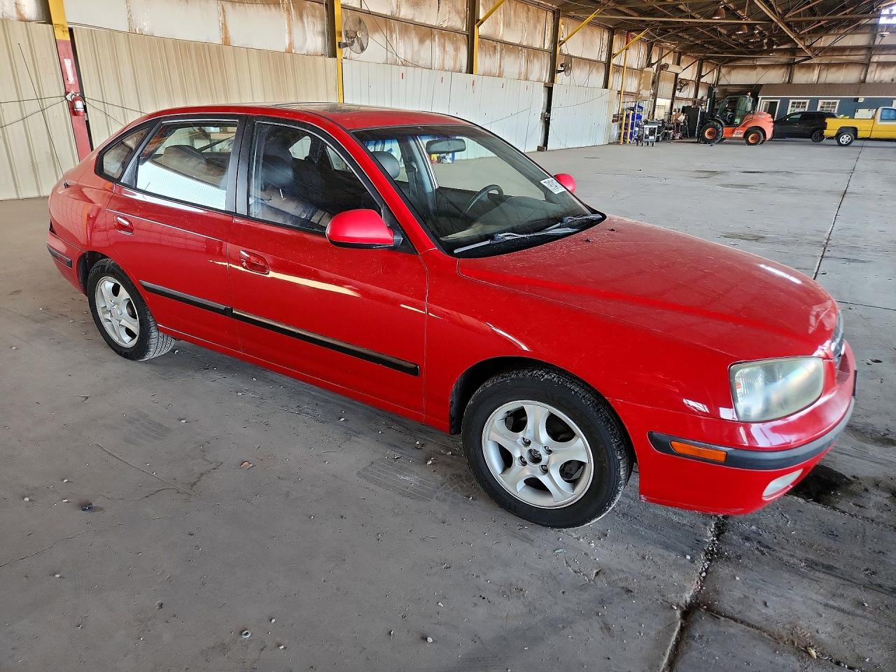 2003 Hyundai Elantra Gt Red vin: KMHDN55D33U085243