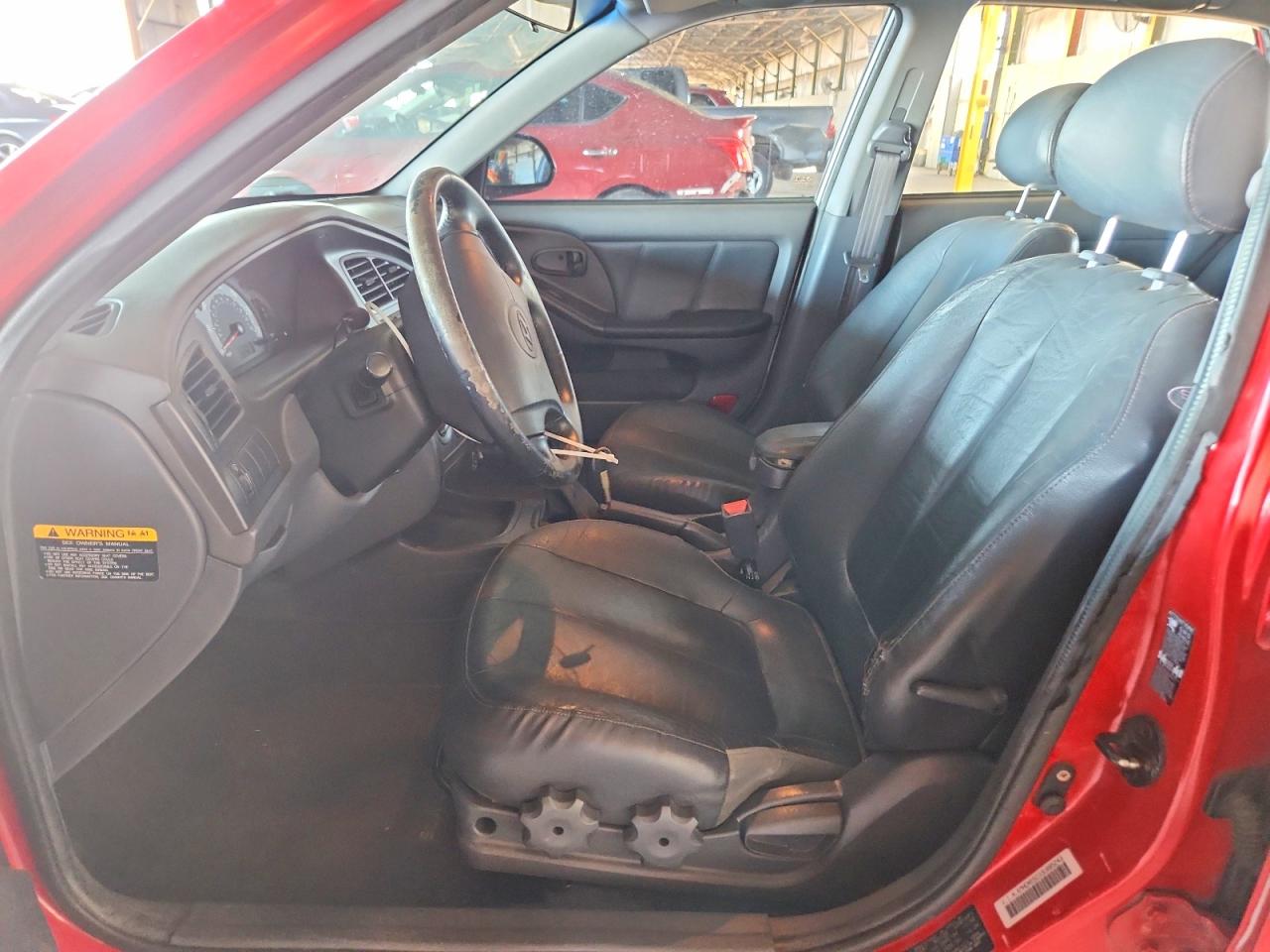 2003 Hyundai Elantra Gt Red vin: KMHDN55D33U085243