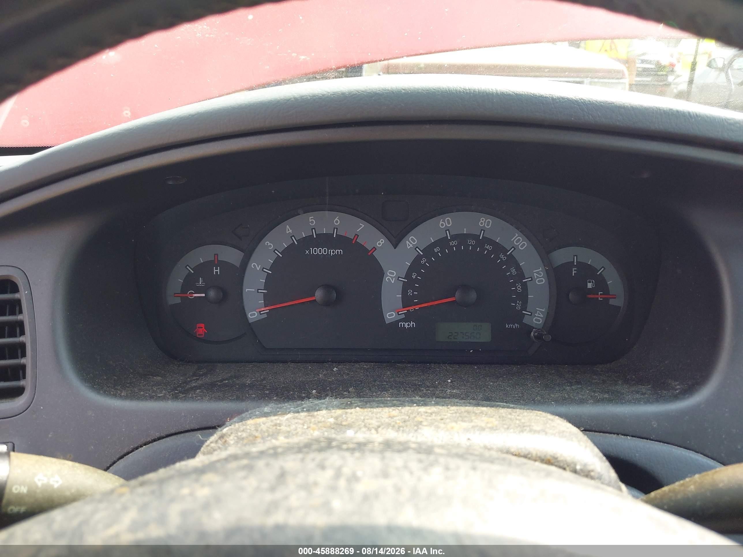 2002 Hyundai Elantra Gt Red vin: KMHDN55D52U070287