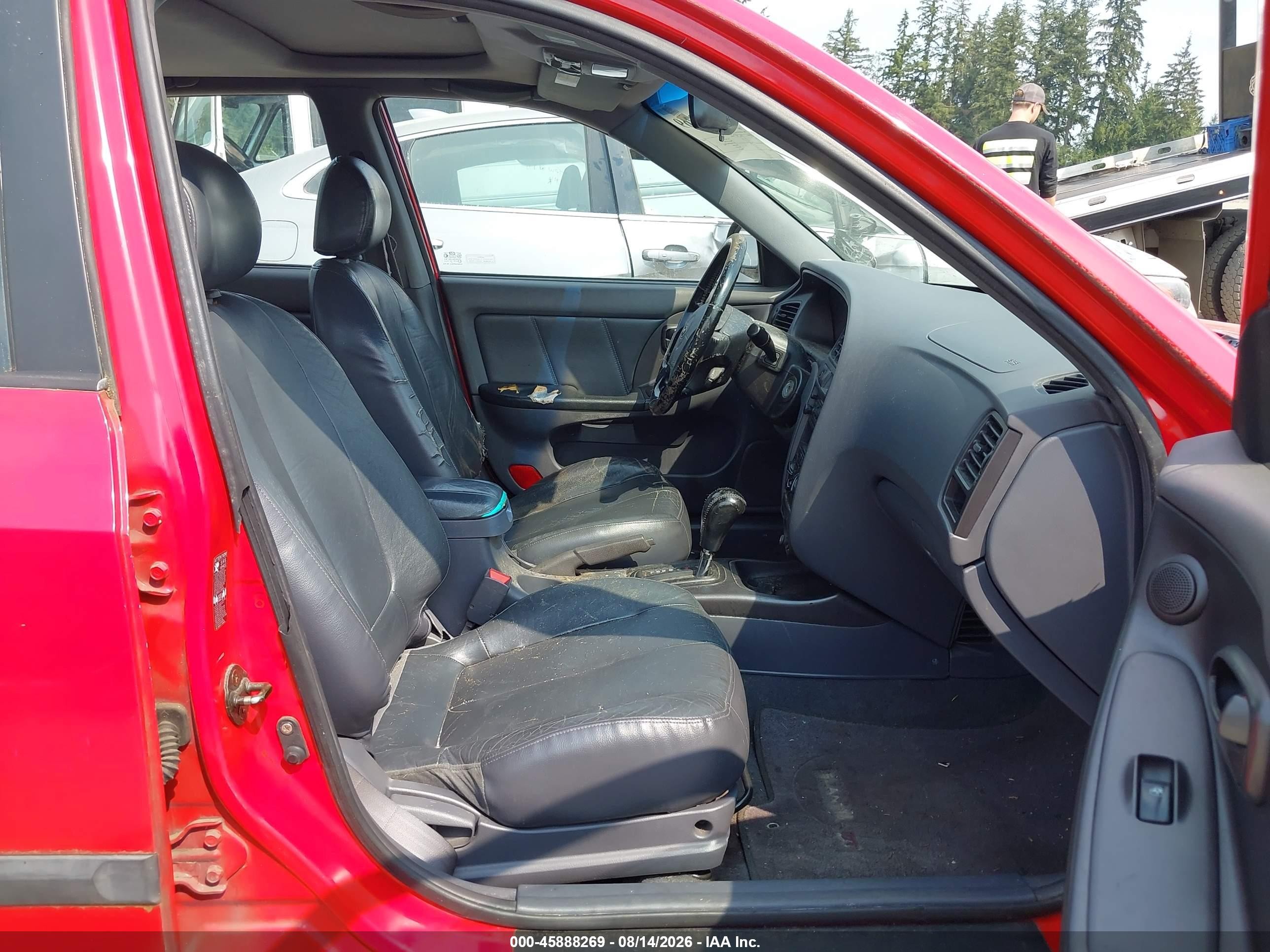 2002 Hyundai Elantra Gt Red vin: KMHDN55D52U070287