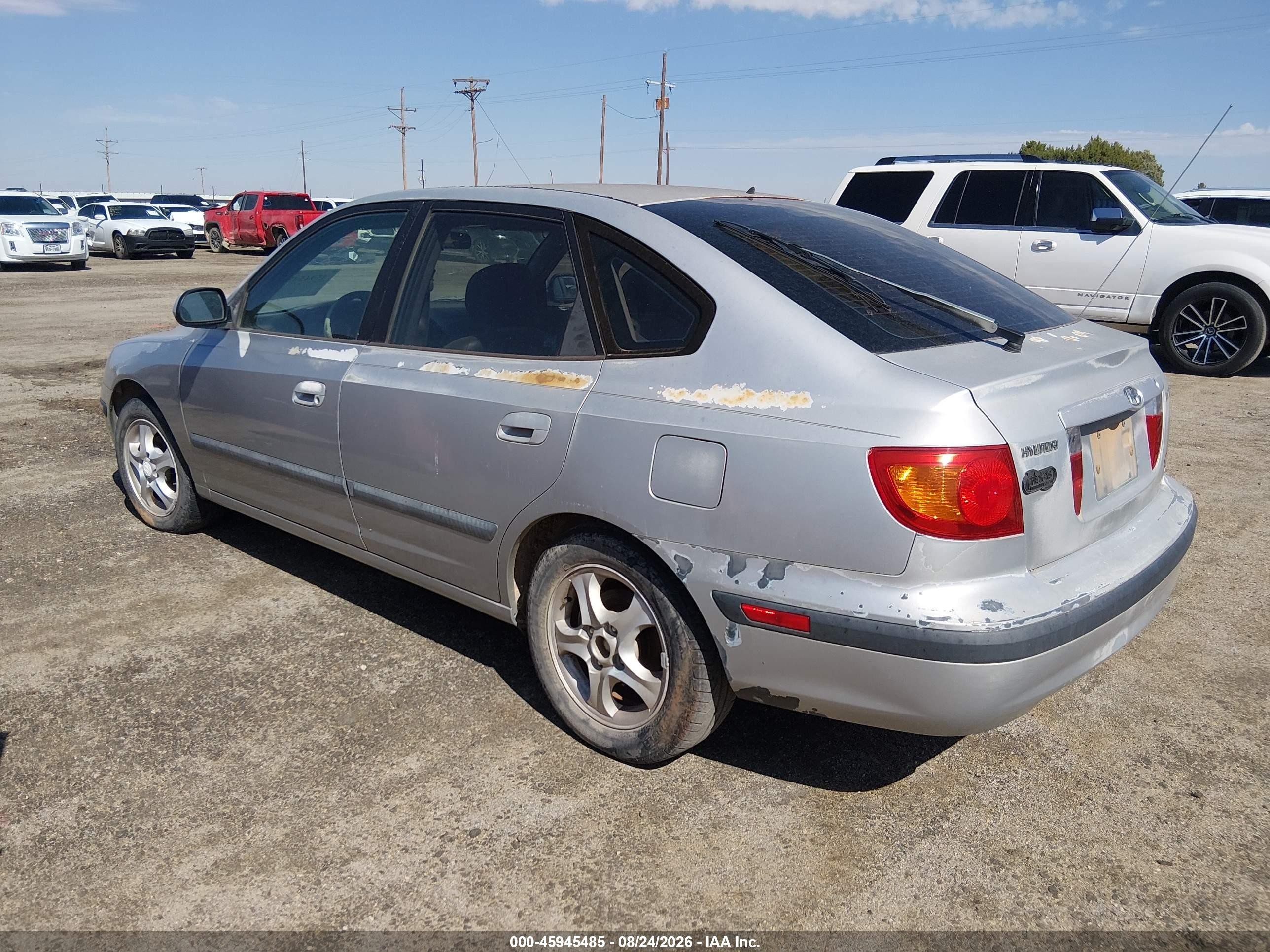 2001 Hyundai Elantra Gt Silver vin: KMHDN55D71U025494