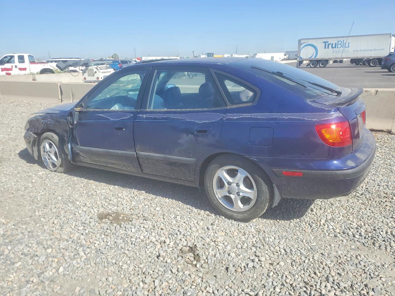 2003 Hyundai Elantra Gt Blue vin: KMHDN55D93U079303