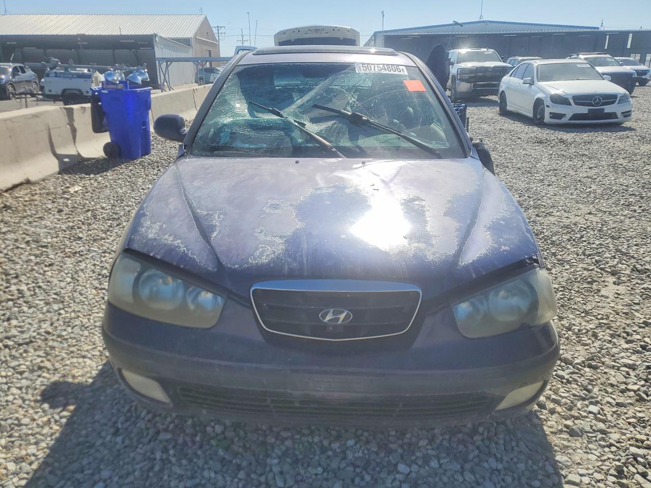 2003 Hyundai Elantra Gt Blue vin: KMHDN55D93U079303