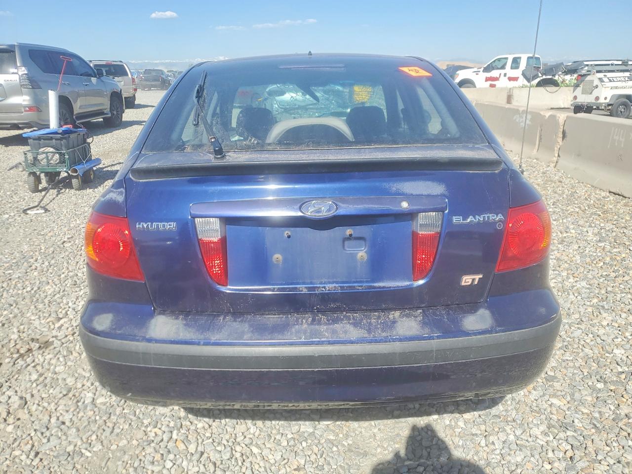2003 Hyundai Elantra Gt Blue vin: KMHDN55D93U079303