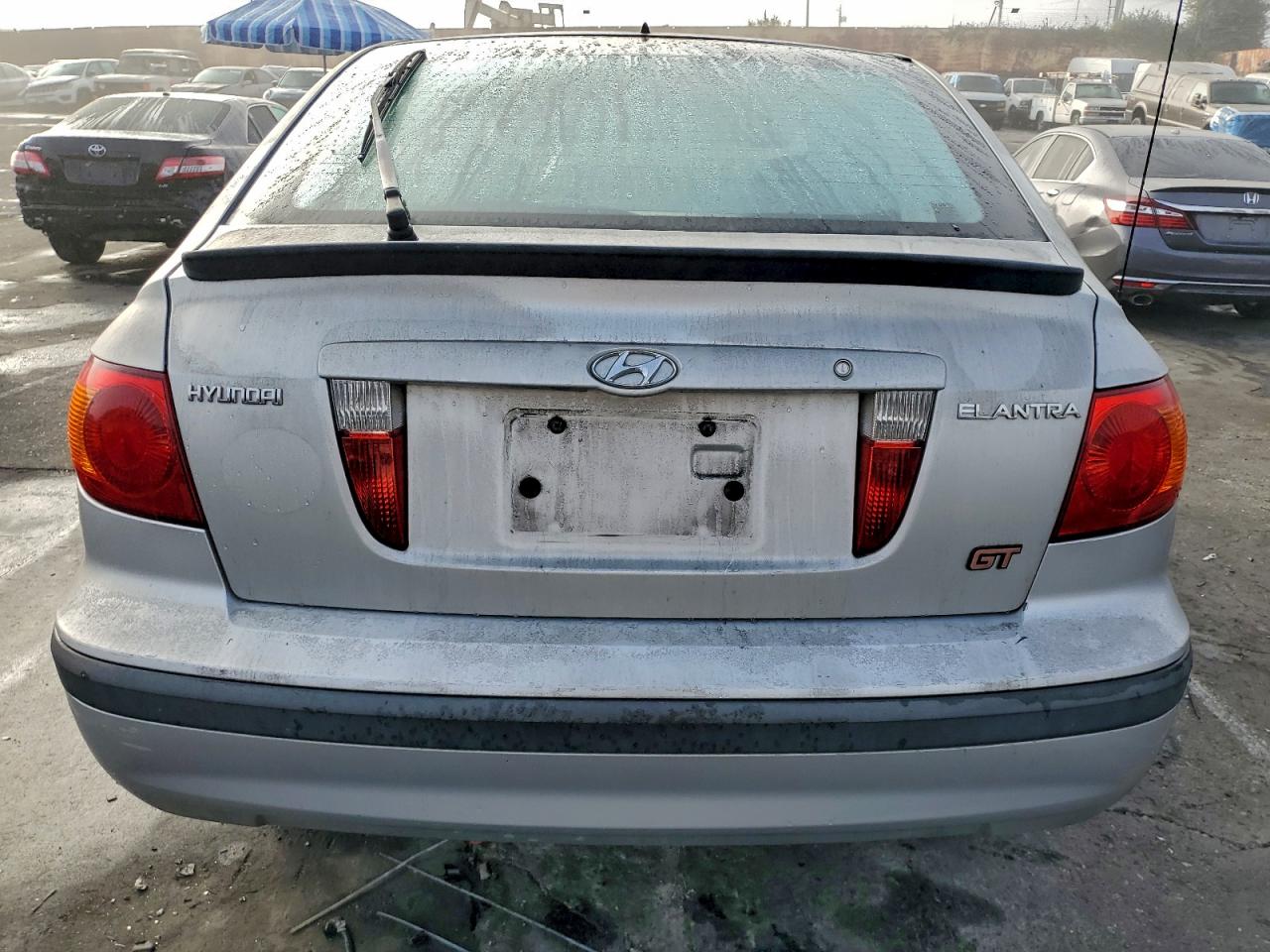 2003 Hyundai Elantra Gls Silver vin: KMHDN55D93U096716