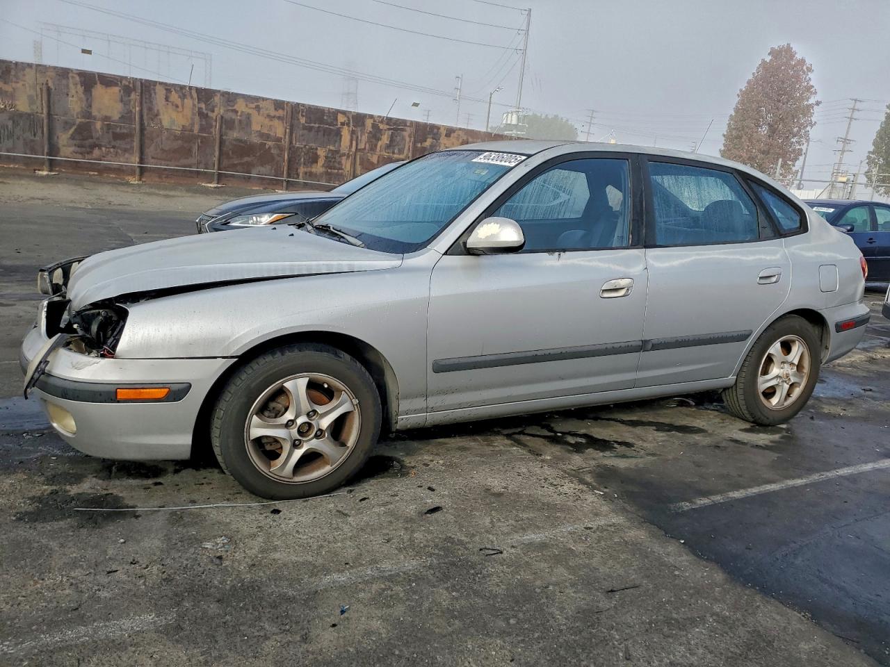 2003 Hyundai Elantra Gls Silver vin: KMHDN55D93U096716