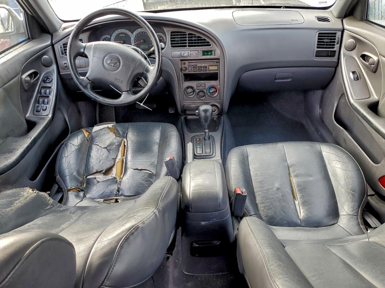 2003 Hyundai Elantra Gls Silver vin: KMHDN55D93U096716