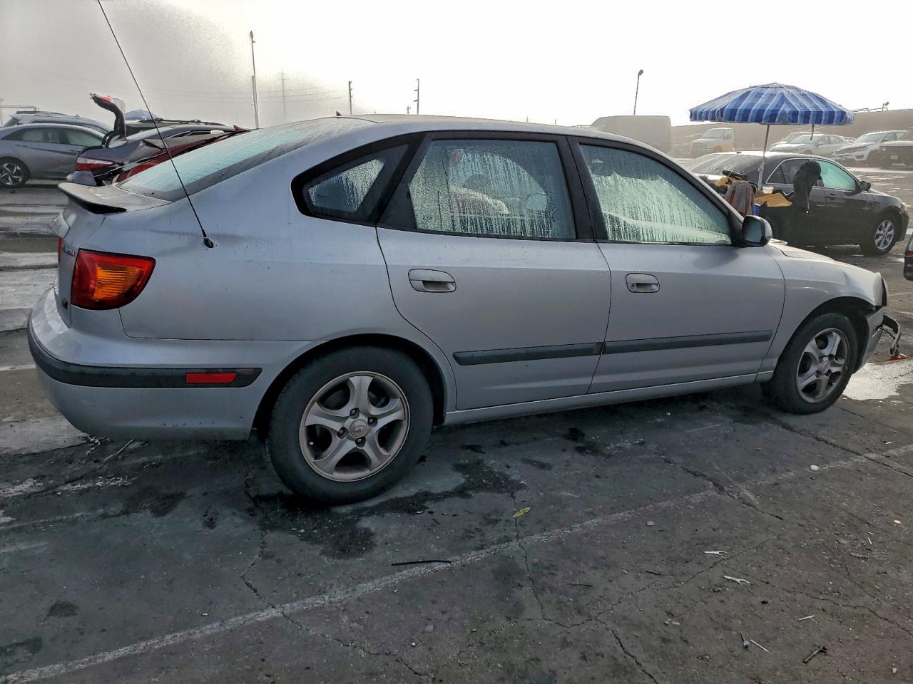 2003 Hyundai Elantra Gls Silver vin: KMHDN55D93U096716