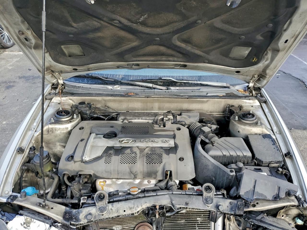 2003 Hyundai Elantra Gls Silver vin: KMHDN55D93U096716