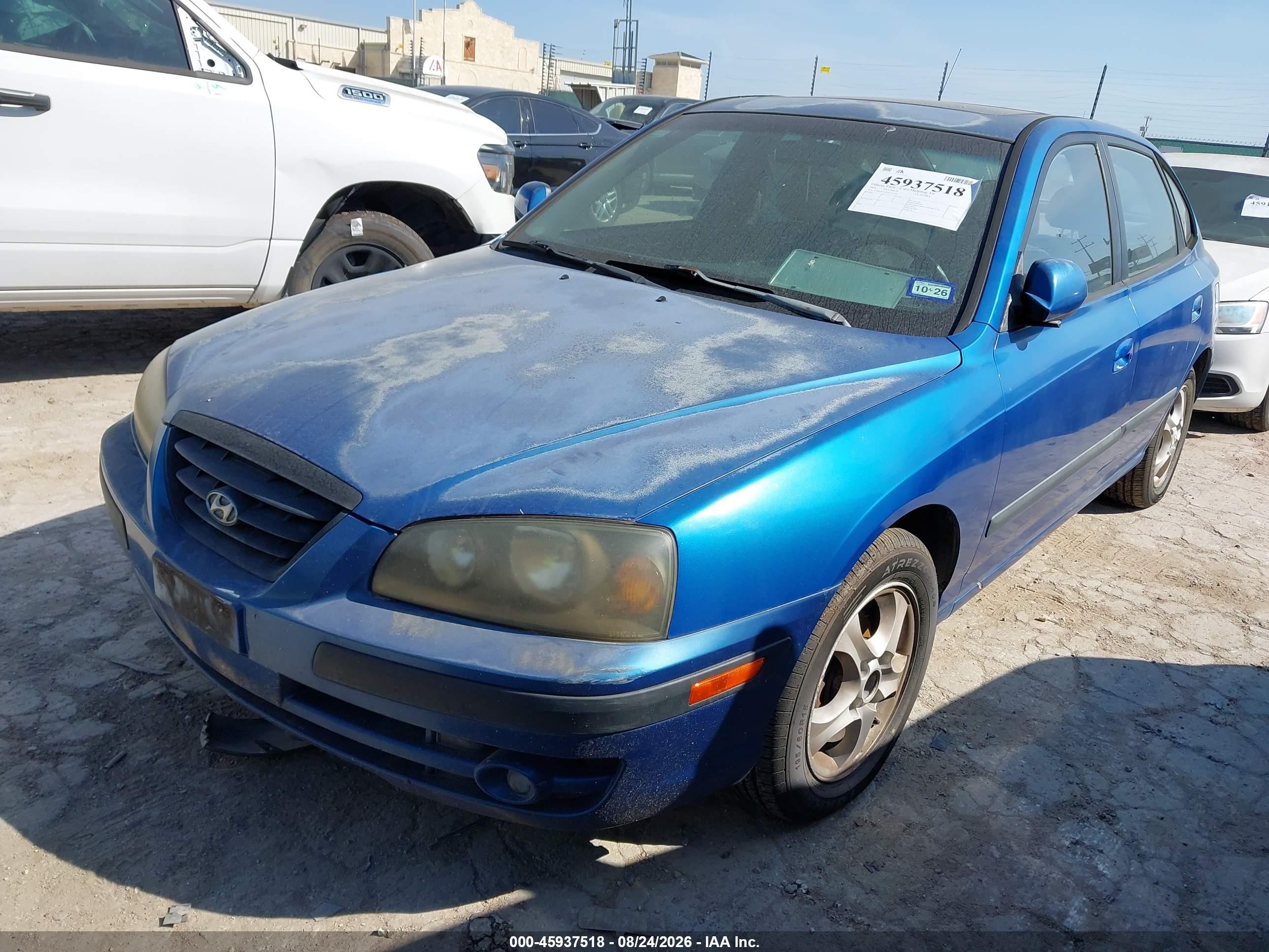 2004 Hyundai Elantra Gt Синий vin: KMHDN56D04U123978