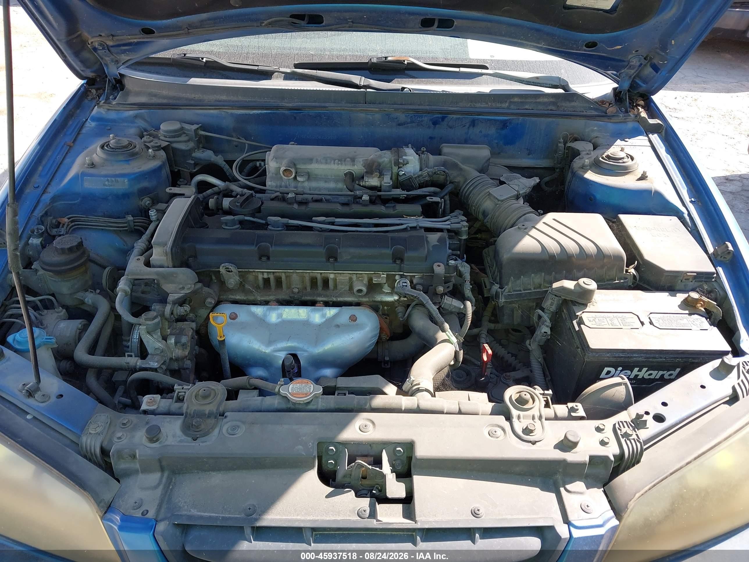 2004 Hyundai Elantra Gt Синий vin: KMHDN56D04U123978