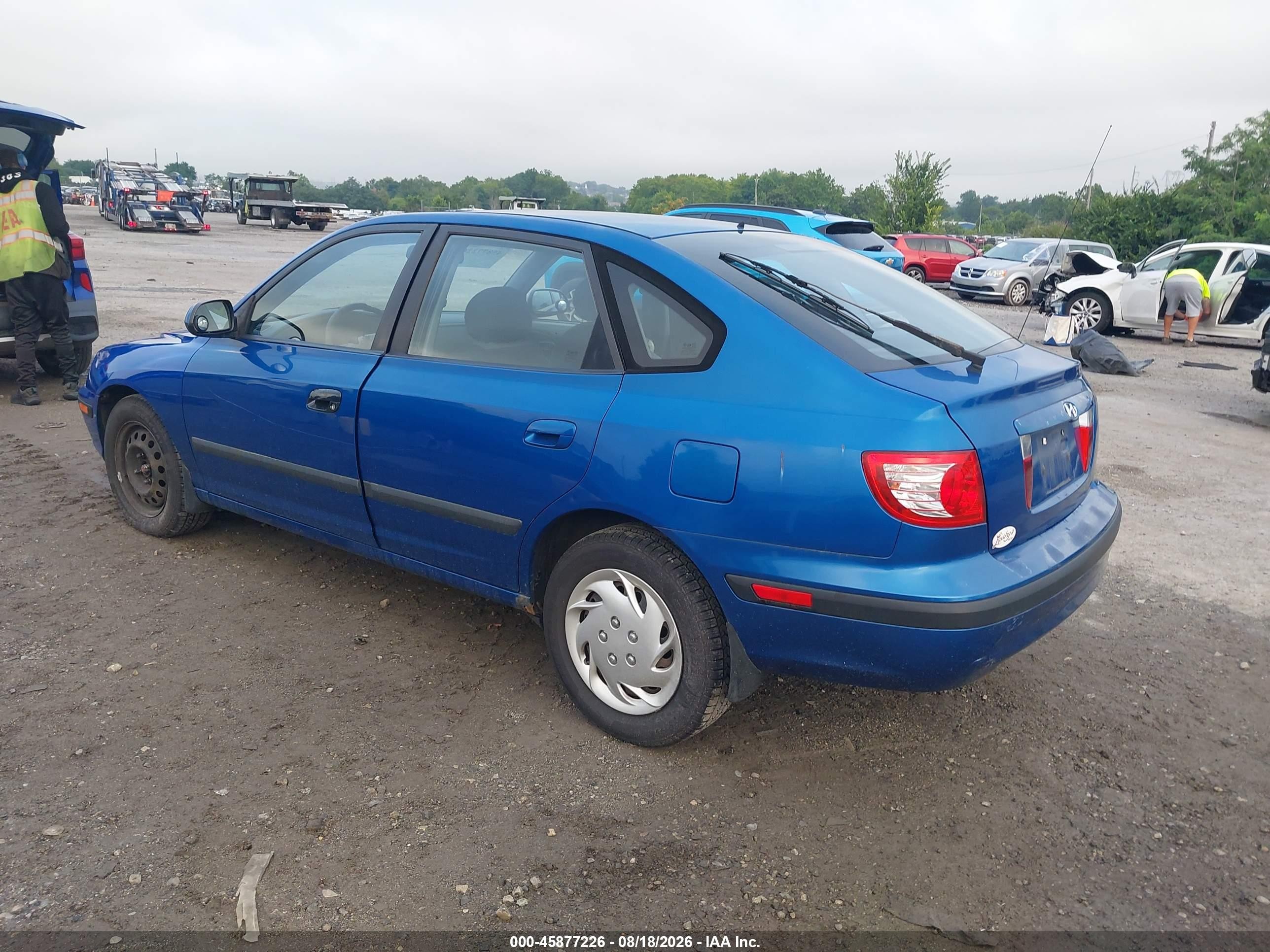 2005 Hyundai Elantra Gls/gt Синий vin: KMHDN56D05U159607