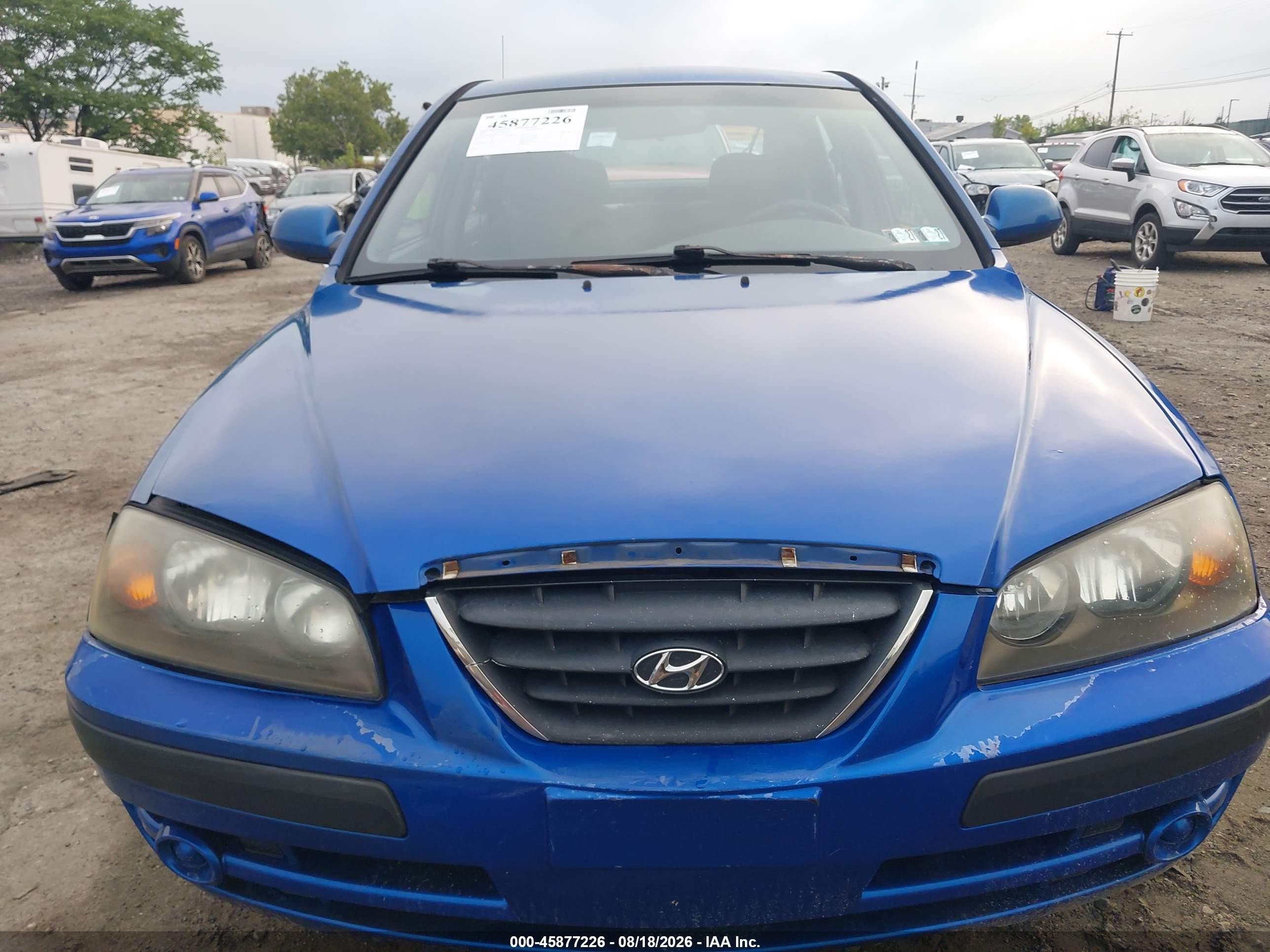 2005 Hyundai Elantra Gls/gt Синий vin: KMHDN56D05U159607