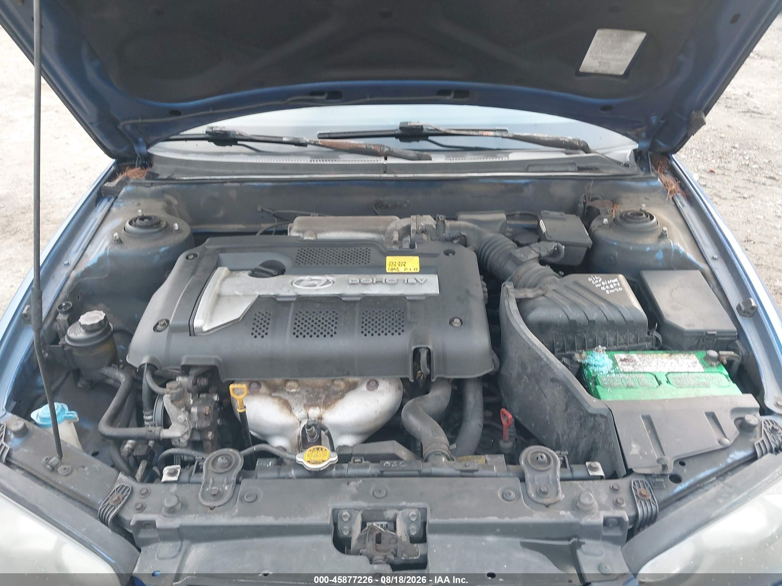 2005 Hyundai Elantra Gls/gt Синий vin: KMHDN56D05U159607