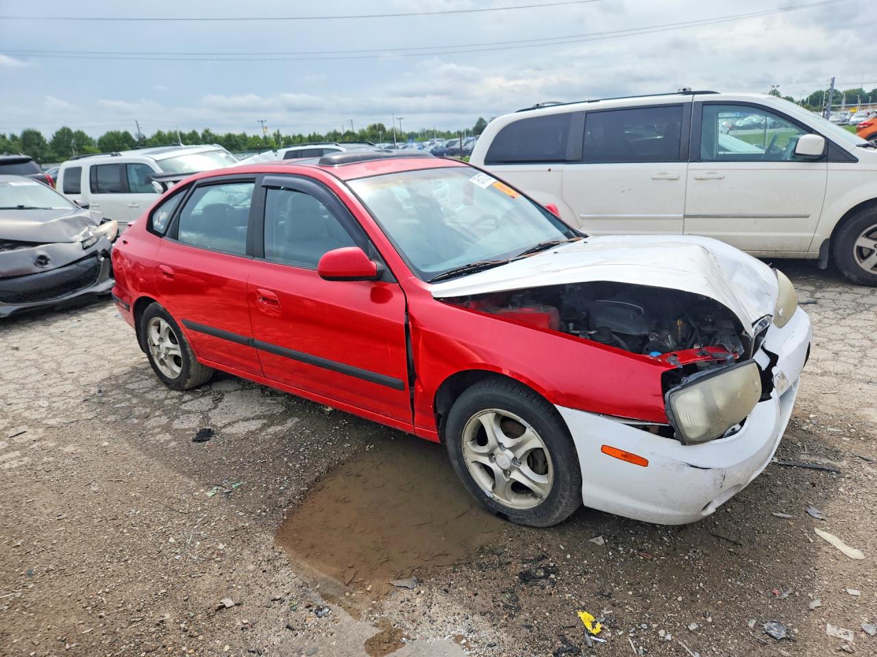 2005 Hyundai Elantra Gl Two Tone vin: KMHDN56D15U156747