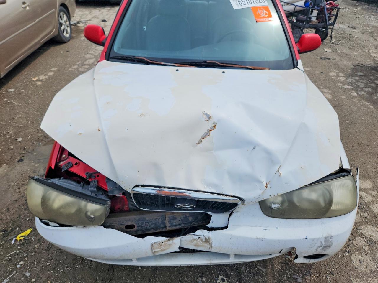 2005 Hyundai Elantra Gl Two Tone vin: KMHDN56D15U156747