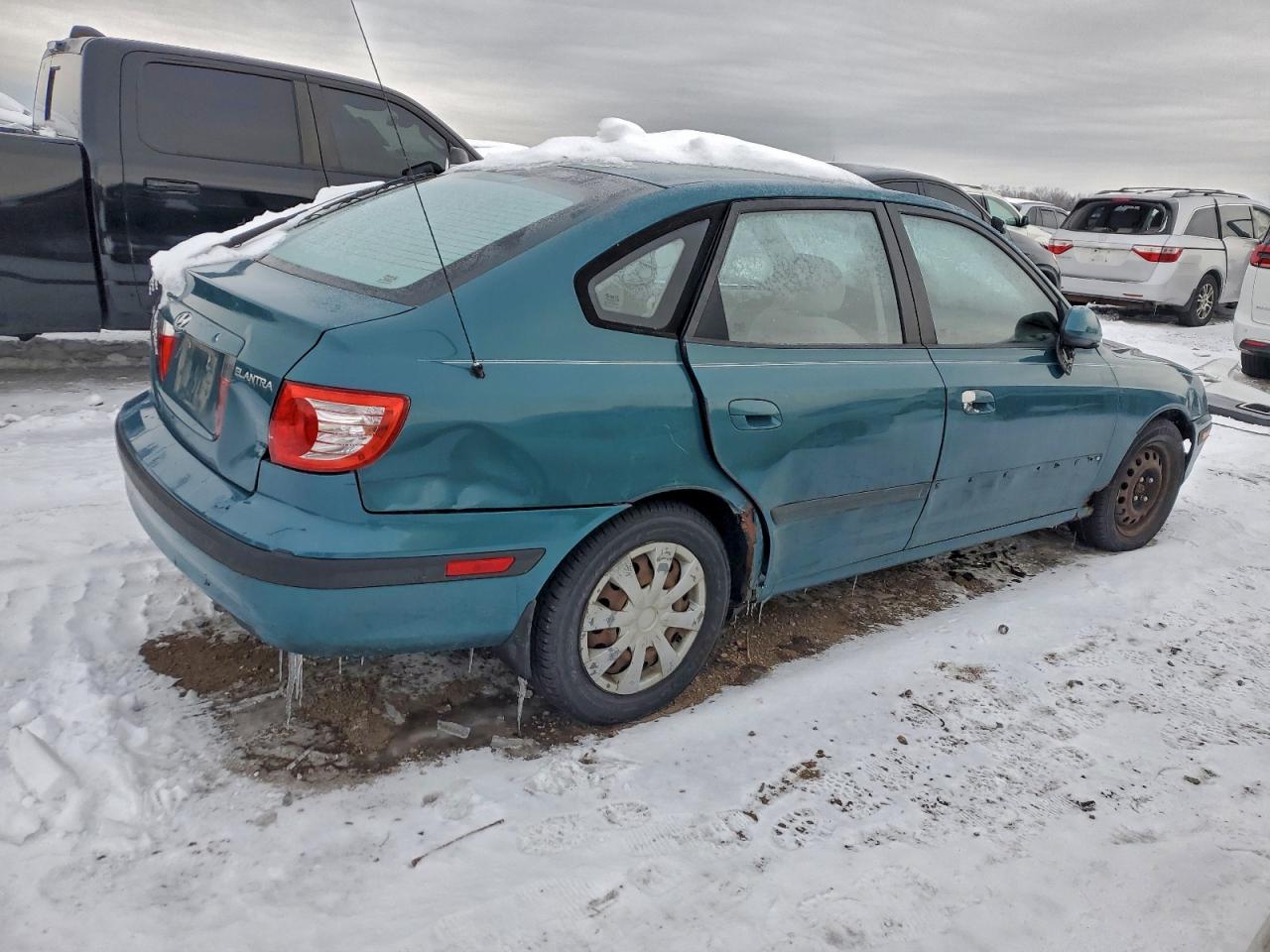 2006 Hyundai Elantra Gls Teal vin: KMHDN56D16U189328