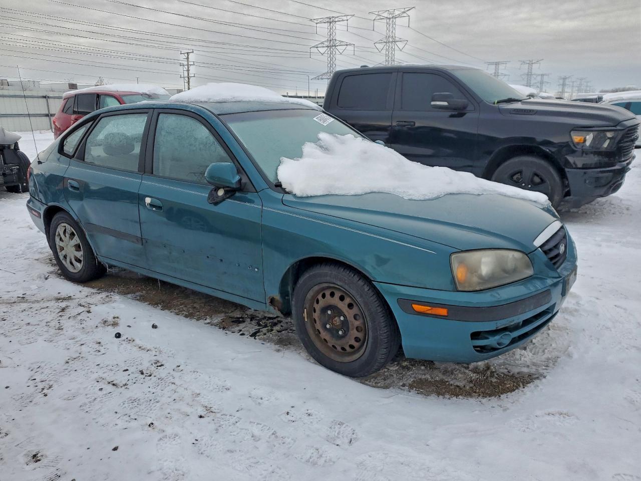 2006 Hyundai Elantra Gls Teal vin: KMHDN56D16U189328