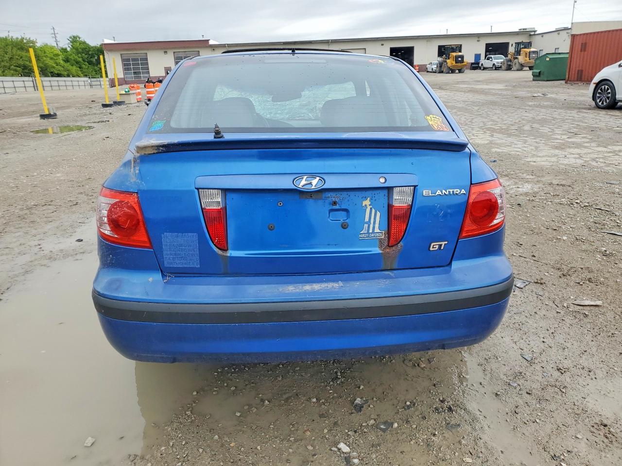 2005 Hyundai Elantra Gls Blue vin: KMHDN56D25U138421