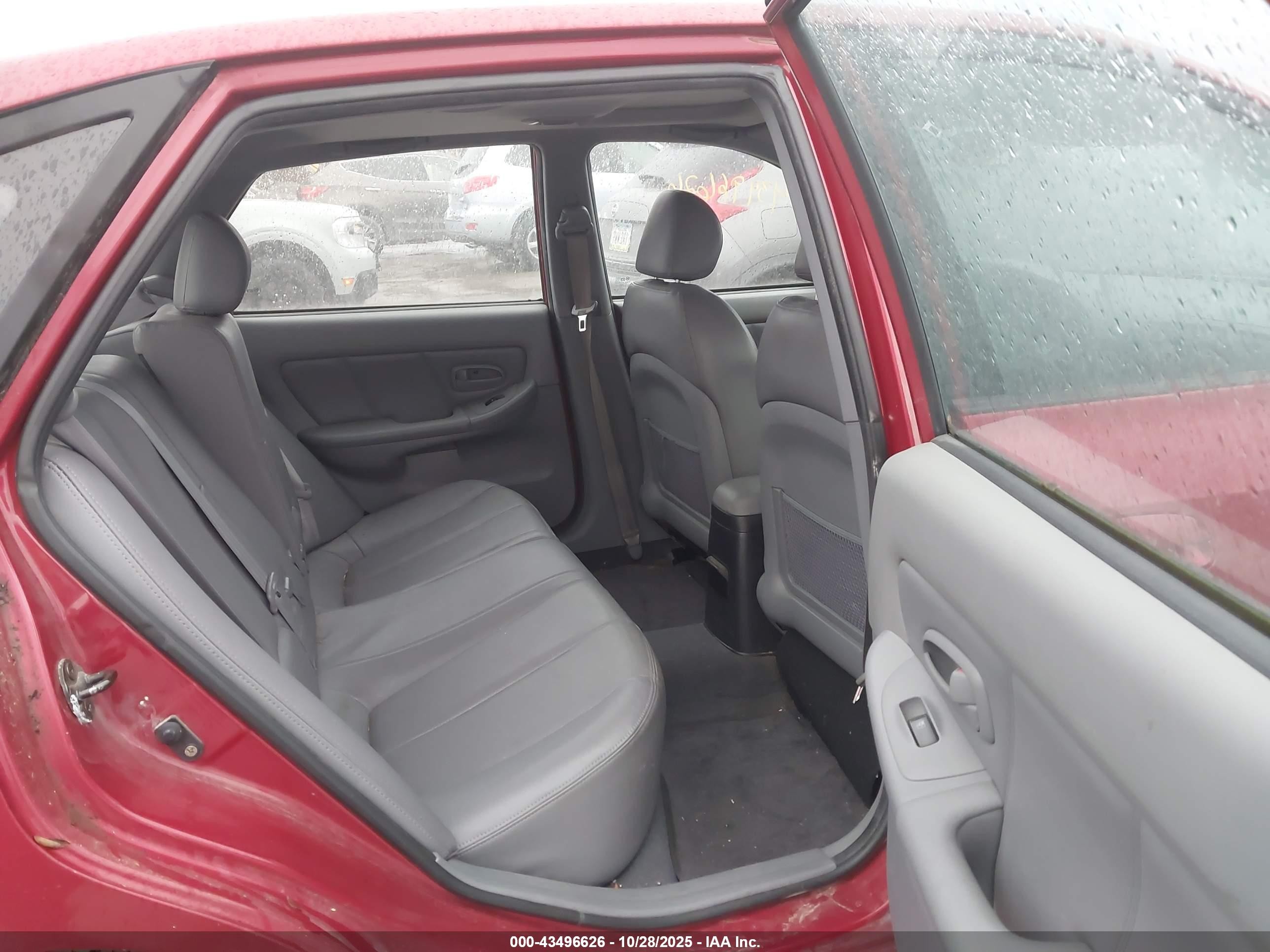 2004 Hyundai Elantra Gt Red vin: KMHDN56D34U112845