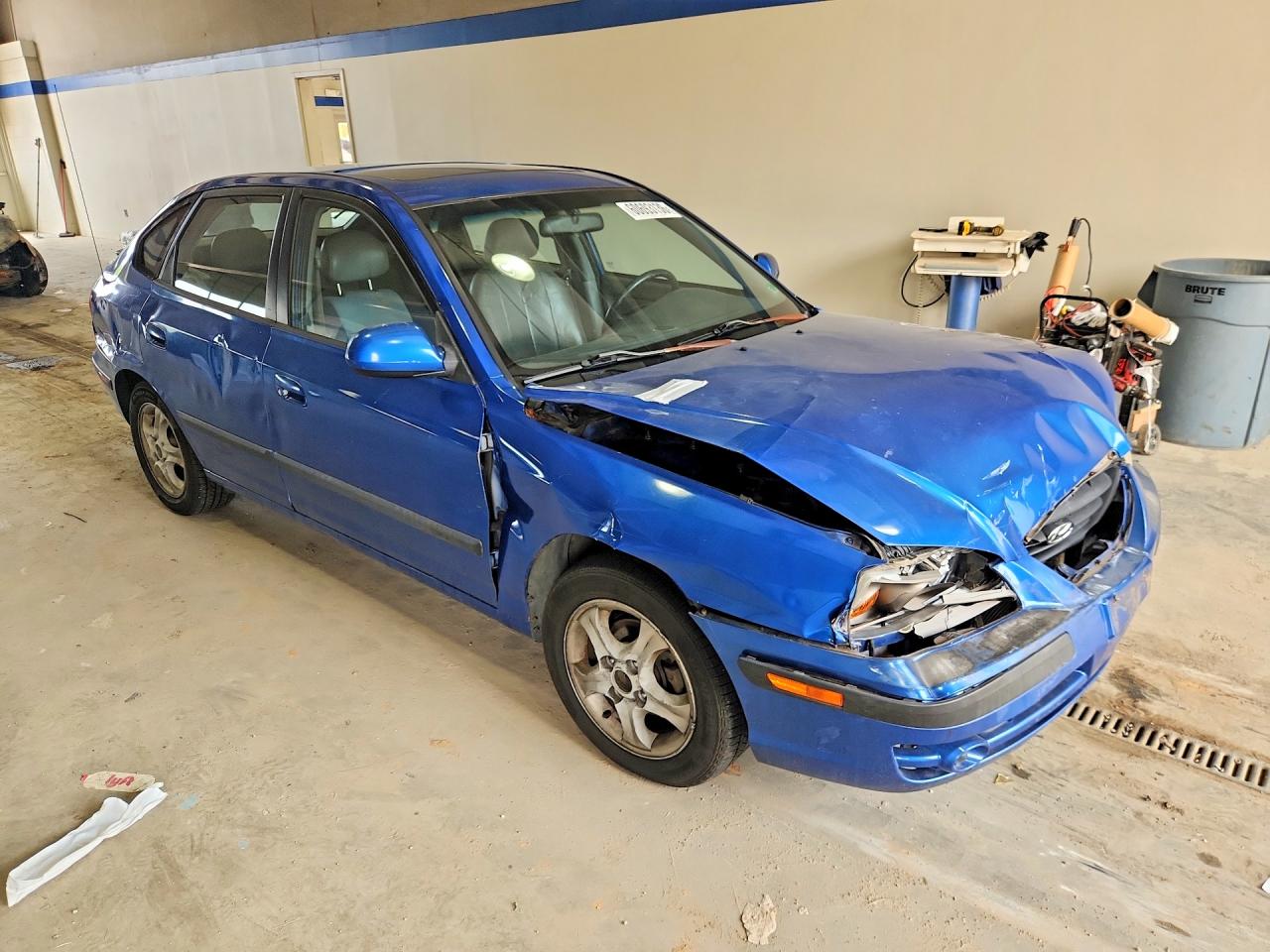 2004 Hyundai Elantra Gt Синий vin: KMHDN56D34U127183