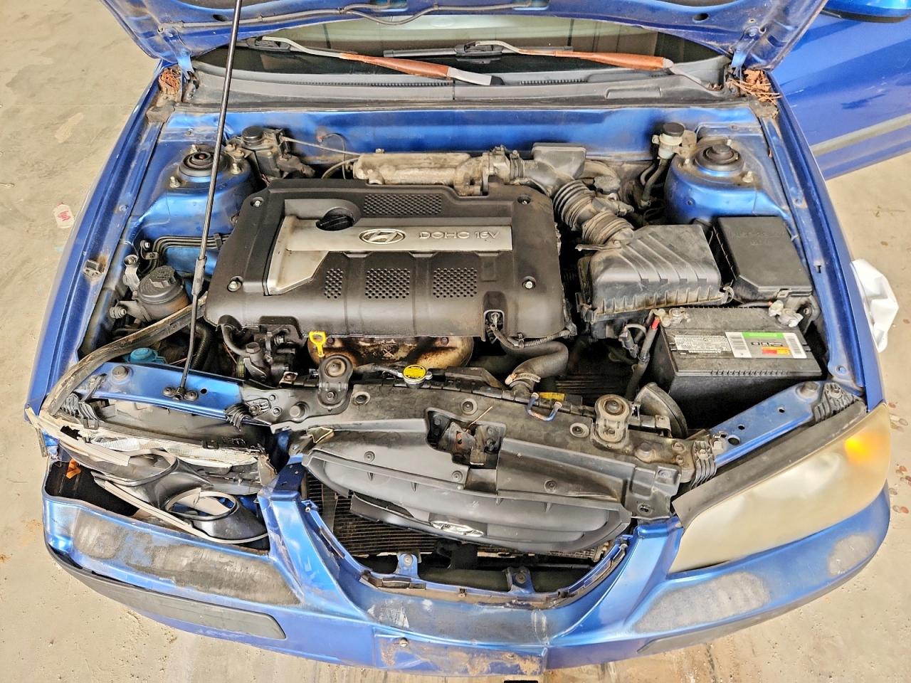 2004 Hyundai Elantra Gt Синий vin: KMHDN56D34U127183