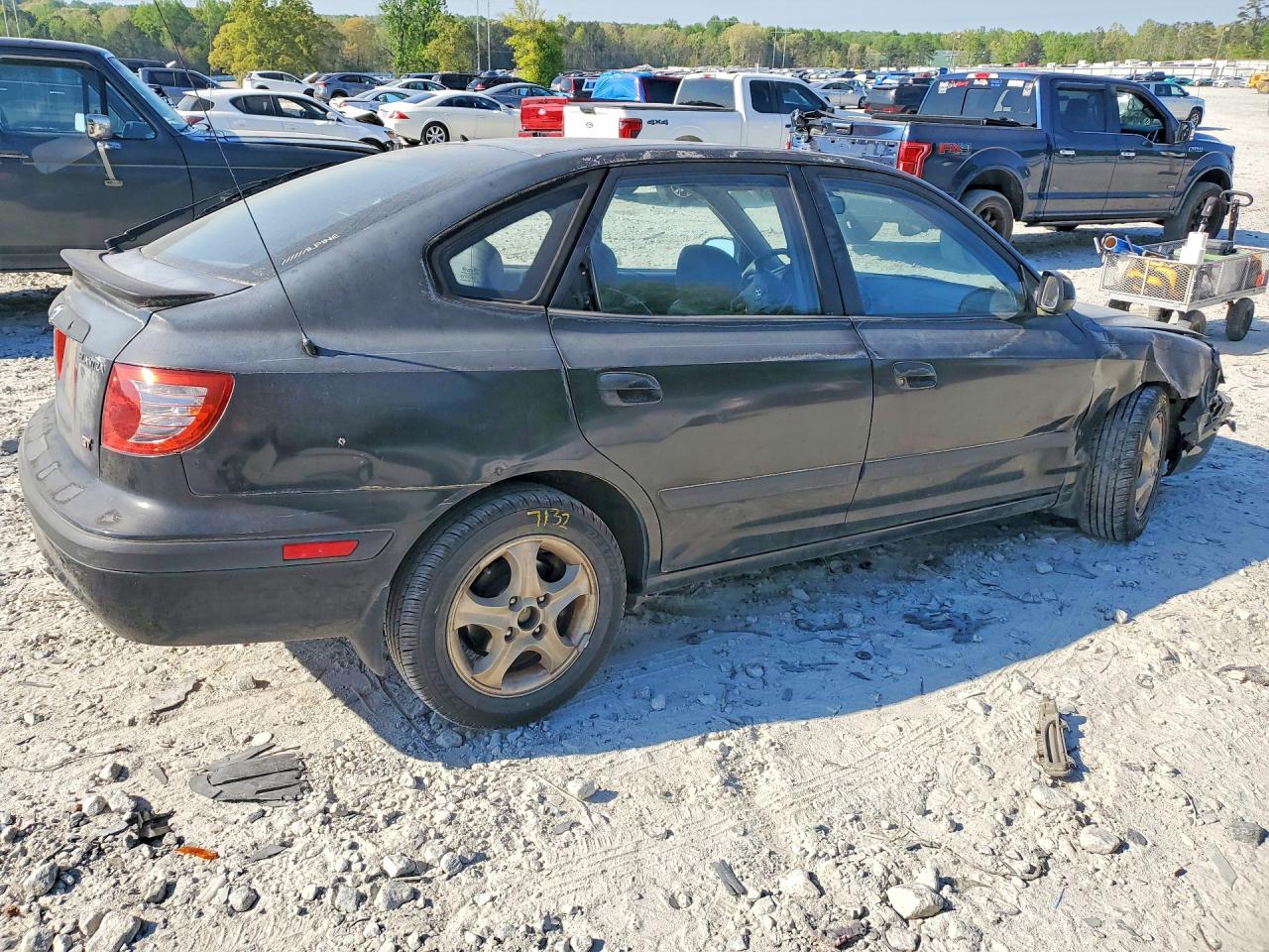 2005 Hyundai Elantra Gls Gray vin: KMHDN56D35U138234