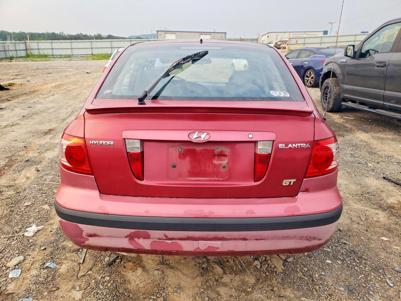 2006 Hyundai Elantra Gls Red vin: KMHDN56D46U182342