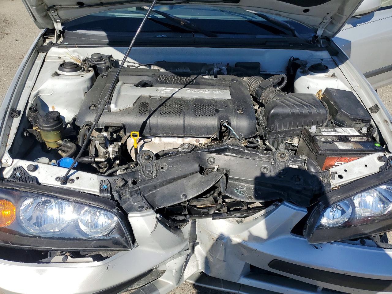 2006 Hyundai Elantra Gls Silver vin: KMHDN56D46U188920