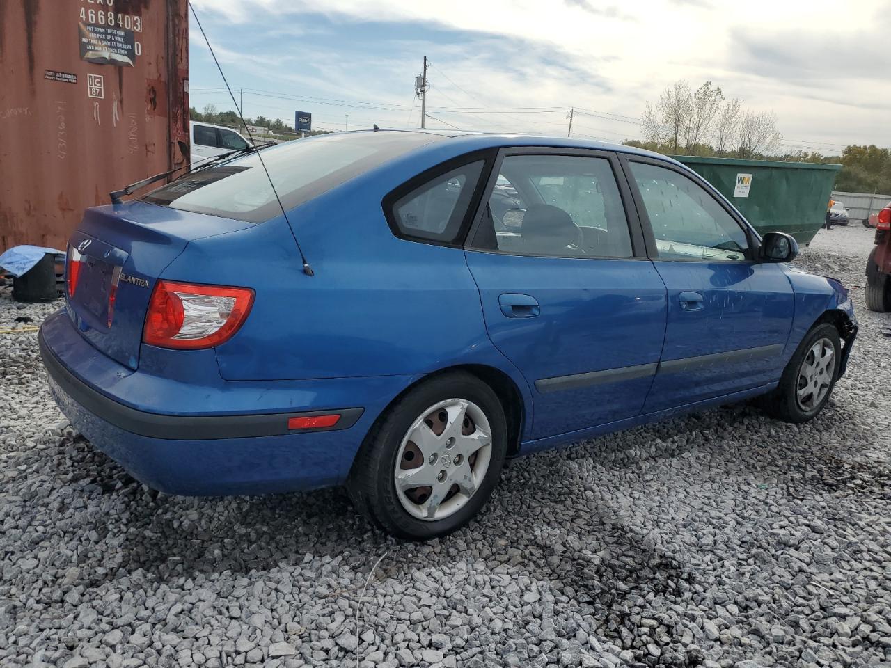 2006 Hyundai Elantra Gls Blue vin: KMHDN56D46U197858