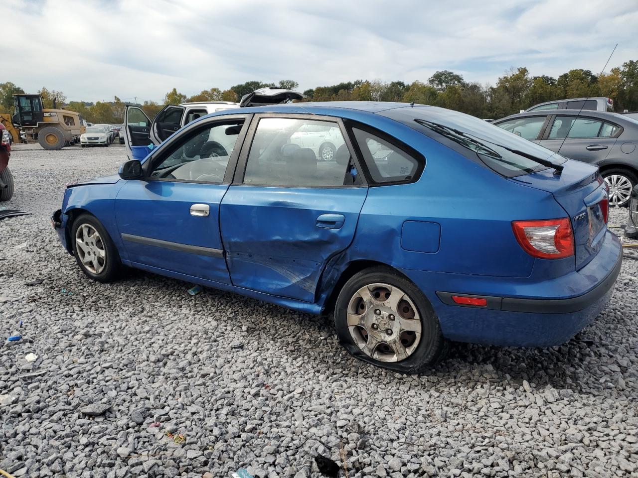 2006 Hyundai Elantra Gls Blue vin: KMHDN56D46U197858