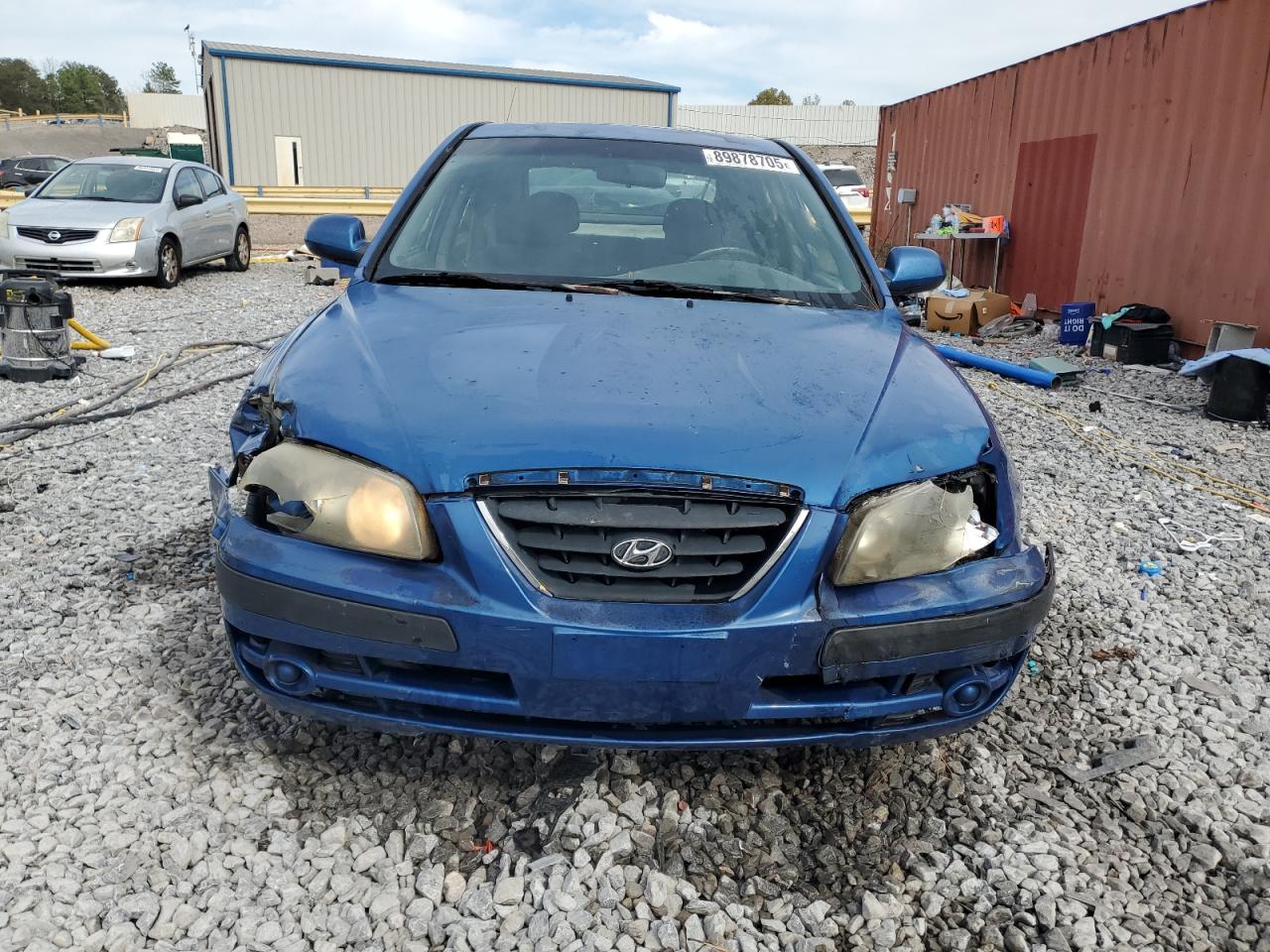2006 Hyundai Elantra Gls Blue vin: KMHDN56D46U197858