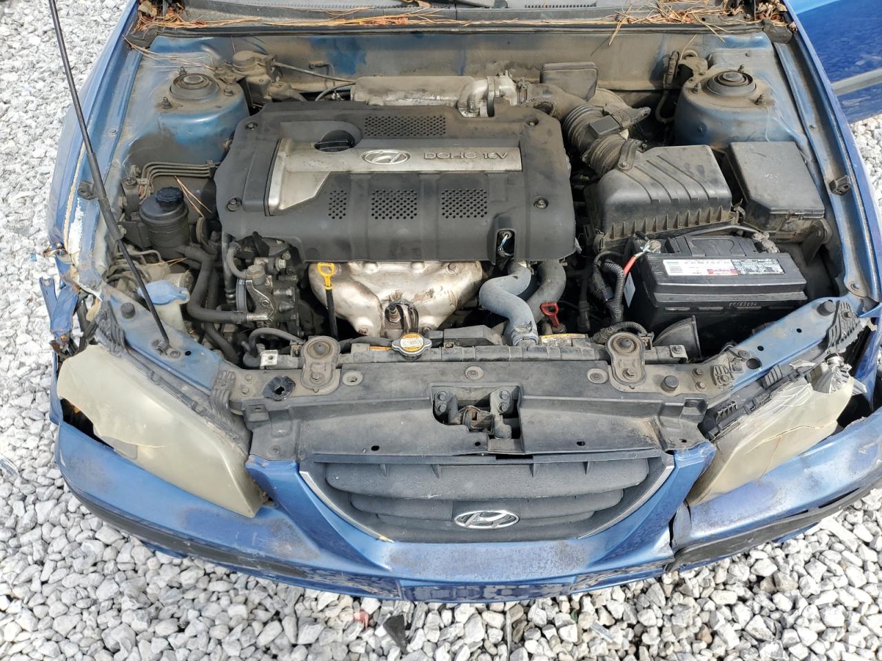 2006 Hyundai Elantra Gls Blue vin: KMHDN56D46U197858